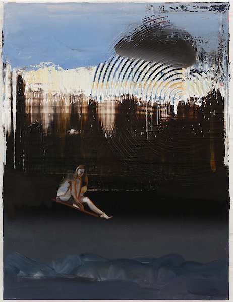 Rayk Goetze: Wacht am Rhein, 2021, oil on canvas, 80 x 60 cm

